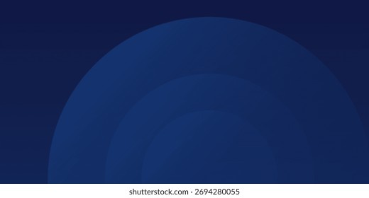 Abstrato azul simples brilhante linhas geométricas no fundo azul escuro.