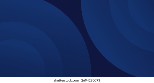 Abstrato azul simples brilhante linhas geométricas no fundo azul escuro.