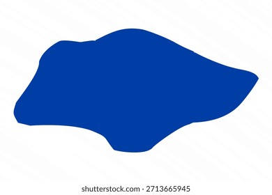 Abstract Blue Singapore Simple Map