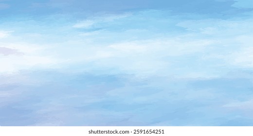 	
Abstract blue sky and clouds background, Vibrant clear blue sky with puffy and blurry natural clear clouds, watercolor background concept abstract cloudy sky