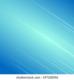 abstract blue sky and light ray pattern background (vector)