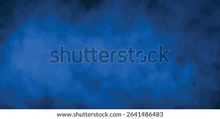 Abstract Blue Smoke Texture with Soft Fog and Dark Gradient Background

