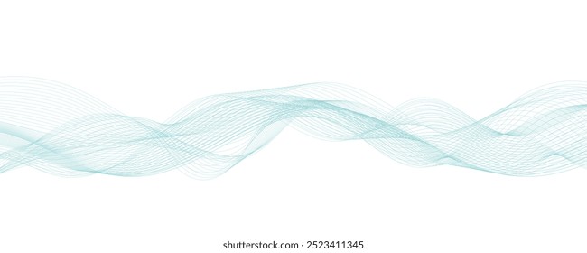 Abstract blue smoke wave background.