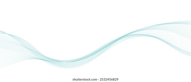 Abstract blue smoke wave background.