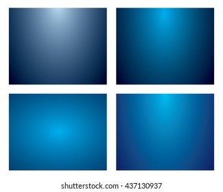 abstract blue smooth blurred backgrounds vector - can be used for display or montage your products