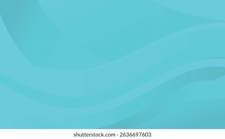 Abstract blue smooth flowing wave lines background, Dynamic sound wave element design. - stock illustration