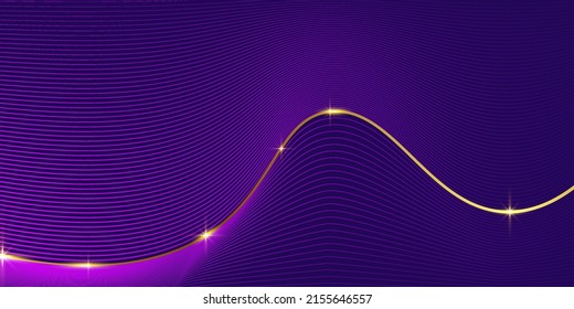 Abstract blue smooth wave on a white background. Dynamic sound wave. 