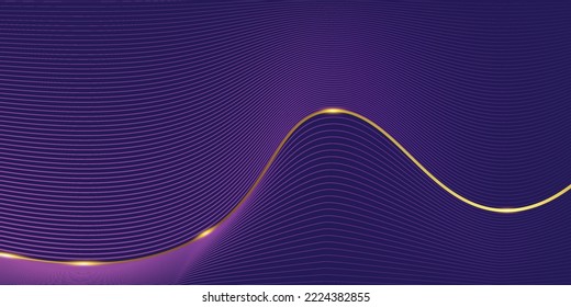 Abstract blue smooth wave on a white background. Dynamic sound wave. 