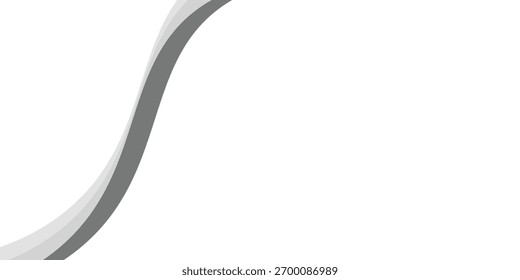 Abstract blue smooth wave on a white background. Dynamic sound wave. Design element. vector eps10 gradient vintage