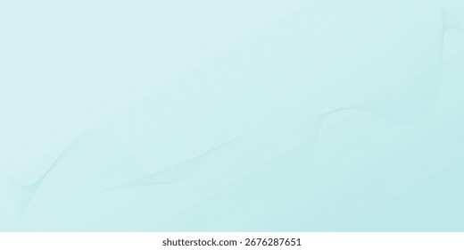 Abstract blue smooth waves on white background soft line dot shpae
