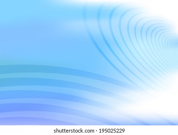 abstract blue soft background with transparent shapes. vector illustration