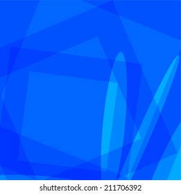 Abstract blue soft light background vector