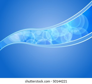 Abstract blue sparkling background. Clip-art