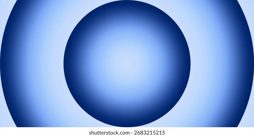 Abstractas esferas y círculos azules crean un diseño de fondo moderno con efectos de degradado.