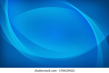 abstract blue spiral curve lightning design