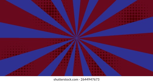Abstract blue Spiral Pattern With Halftone Texture for Vibrant Design