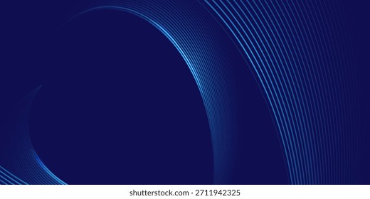 Formas espirais azuis abstratas Criando um design de plano de fundo dinâmico e moderno. Design moderno na moda em Ilustração de Vetor