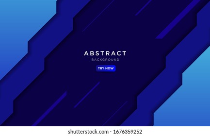 abstract blue sport background with arrow shape and speed affect, modern technology concept wallpaper.