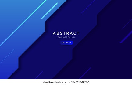 fondo deportivo azul abstracto con forma de flecha y efecto de velocidad, moderno concepto de fondo de pantalla.
