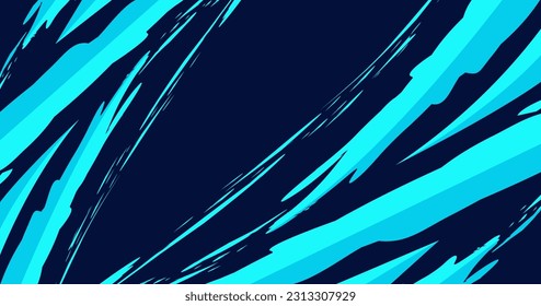 fondo deportivo azul abstracto con formas geométricas nítidas