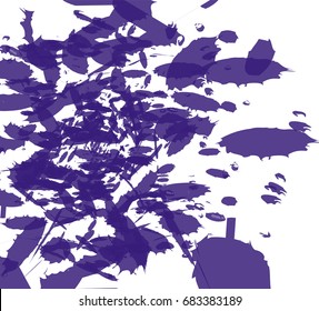 abstract blue spots