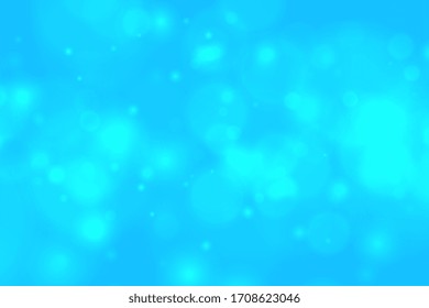 abstract blue sprakling lights bokeh background design