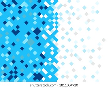 abstrakter blauer quadratischer Kunsthintergrund