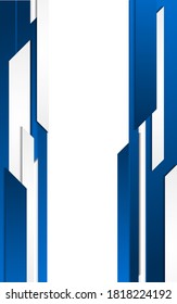 abstract blue square blend theme vertical cover