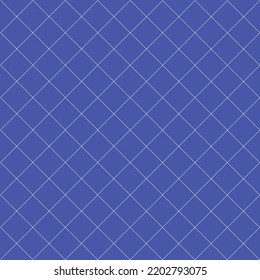 Abstraktes blaues quadratisches Stoffmuster minimal , weißes gestrichenes Linienquiltmuster, Bettblattmuster, Taschentuch-Muster.