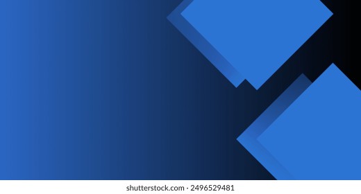 Forma cuadrada azul Abstractas con fondo de concepto futurista