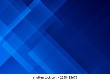 Abstract blue square shape overlay background. Modern transparent geometric shape texture design. Futuristic technology concept. Suit for poster, corporate, banner, business, presentation, website