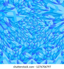 Abstract blue square vector background for web.