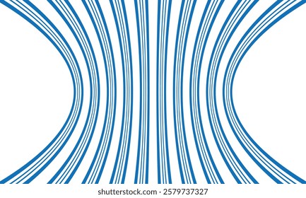 abstract blue squeeze line pattern vector suitable for background.