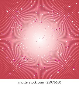 Abstract blue star background