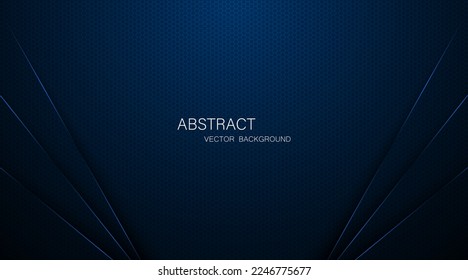 Abstract blue steel mesh background with blue glow lines with free space for design. modern technology innovation concept background	