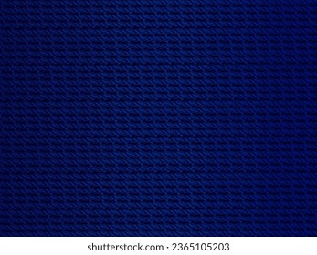 Abstract blue steel wire background with blue glowing lines with empty space for design. Modern technology innovation concept background. Perforated dark blue metal sheet.