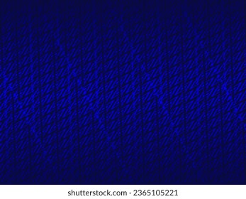 Abstract blue steel wire background with blue glowing lines with empty space for design. Modern technology innovation concept background. Perforated dark blue metal sheet.