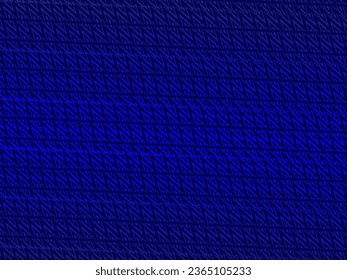 Abstract blue steel wire background with blue glowing lines with empty space for design. Modern technology innovation concept background. Perforated dark blue metal sheet.
