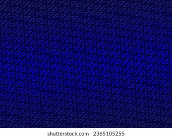 Abstract blue steel wire background with blue glowing lines with empty space for design. Modern technology innovation concept background. Perforated dark blue metal sheet.