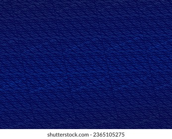 Abstract blue steel wire background with blue glowing lines with empty space for design. Modern technology innovation concept background. Perforated dark blue metal sheet.
