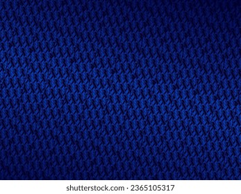 Resumen de fondo de alambre de acero azul con líneas azules brillantes con espacio vacío para el diseño. Antecedentes del concepto de innovación tecnológica moderna. Hoja de metal azul oscuro perfeccionada.