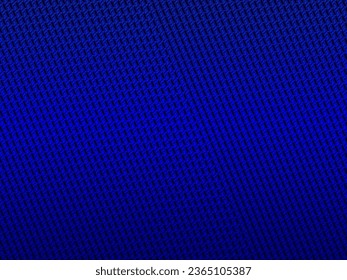 Abstract blue steel wire background with blue glowing lines with empty space for design. Modern technology innovation concept background. Perforated dark blue metal sheet.