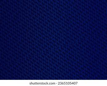 Abstract blue steel wire background with blue glowing lines with empty space for design. Modern technology innovation concept background. Perforated dark blue metal sheet.