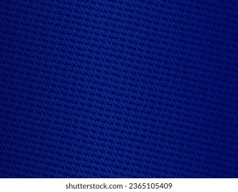 Abstrakter, blauer Stahldraht-Hintergrund mit blauen, glühenden Linien mit Leerraum für Design. Modernes technologisches Innovationskonzept, Hintergrund. Perforiertes dunkelblaues Blech.