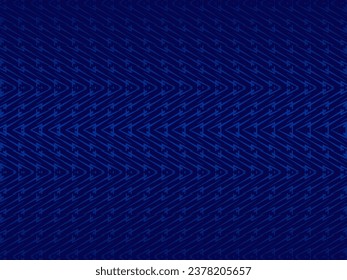 Resumen de fondo de alambre de acero azul con líneas azules brillantes con espacio vacío para el diseño. Antecedentes del concepto de innovación tecnológica moderna. Hoja de metal azul oscuro perfeccionada.
