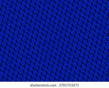 Abstract blue steel wire background with blue glowing lines with empty space for design. Modern technology innovation concept background. Perforated dark blue metal sheet.
