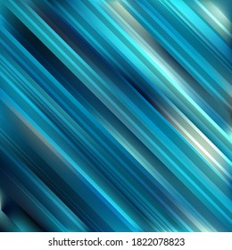 Abstract Blue Straight Lines Background. Vector Illustrartion
