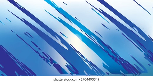 Abstrakte blaue Streifen: Diagonale Linien mit Farbverlauf-Hintergrund T