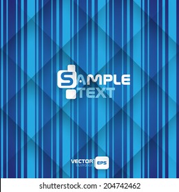 Abstract Blue Stripe Background. Vector Illustration. Eps 10