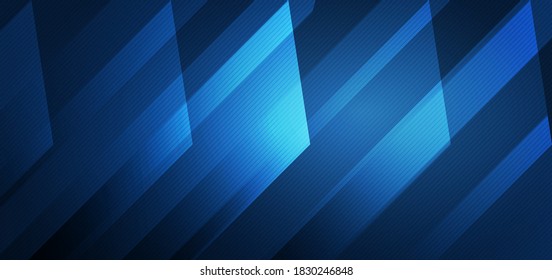 Abstract blue stripe lines background. You can use for ad, poster, template, business presentation. Vector illustration  